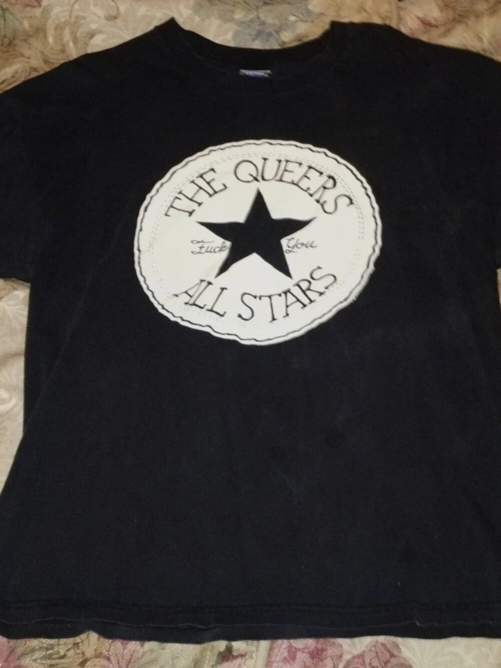 Vintage The Queers Band All Stars T-Shirt XL Converse Band Single Stitch